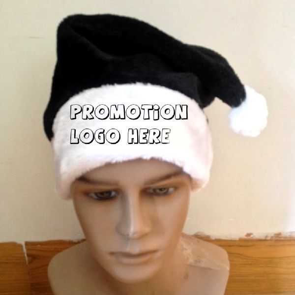 black santa cap